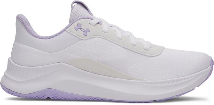 Under Armour UA W Aurora 3-WHT Dames Sportschoenen - Wit - Paars Crest