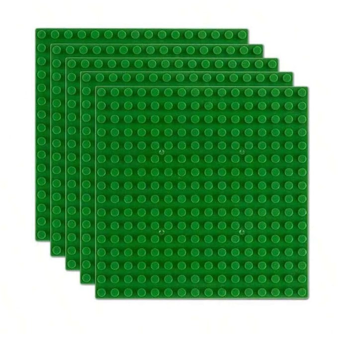 5-Delige Set 16x16 Bouwsteen Basisplaat Creatief Speelgoed Accessoires ideaal voor Kinderen 1 5pcs green