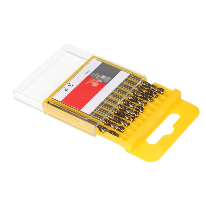 10 stuks 1/8  Kobalt HSS Dubbelzijdige Boorbiten Set Elektrisch Gereedschap voor Boren