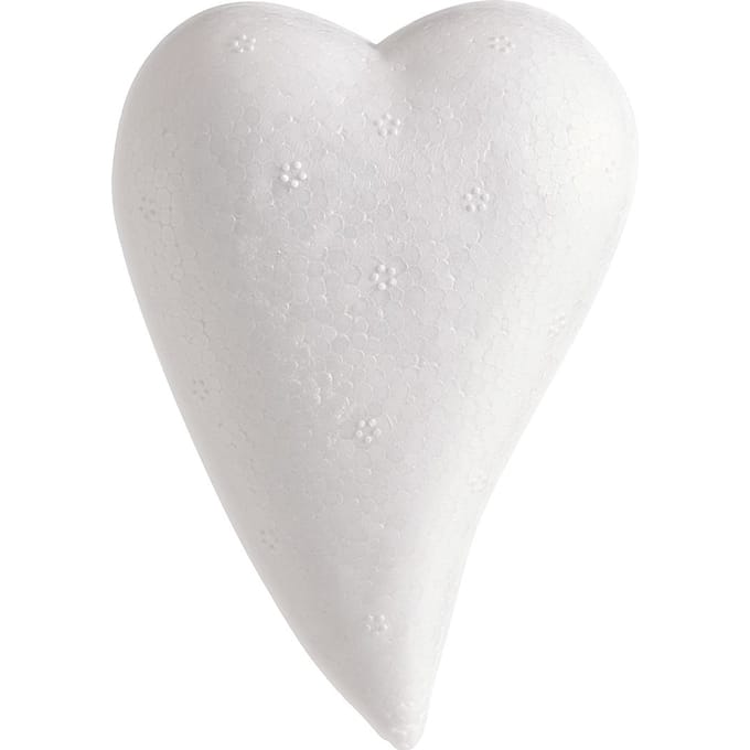 Piepschuim hart, druppelvorm - 8 x 3,5 x 2,5 cm