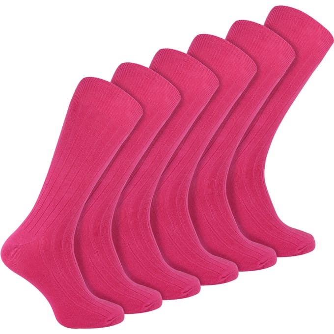 Heren Effen Kleurige Katoenen Ribbelsockers
