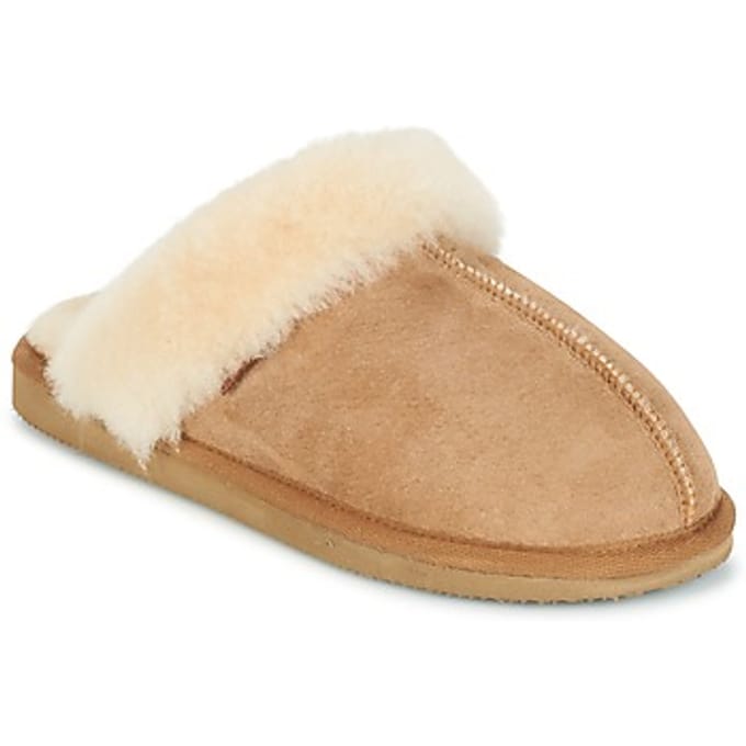 Shepherd Jessica Dames Pantoffels - Chestnut - Maat 40