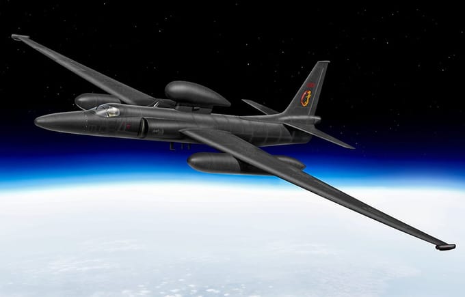 HobbyBoss Modelbouwpakket Militaire voertuigen - 81740 Lockheed U-2R Lady Plastic - 1:48 - Modelbouw