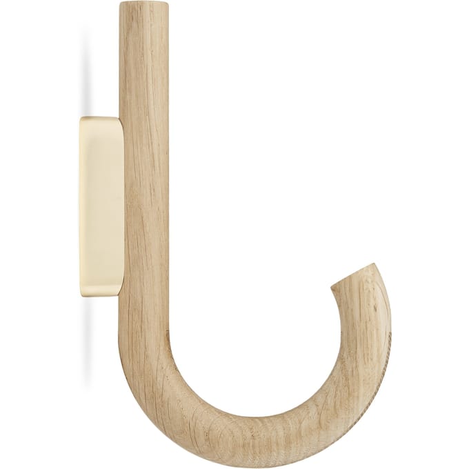 Gejst Hook wandhaak - messing - Eiken