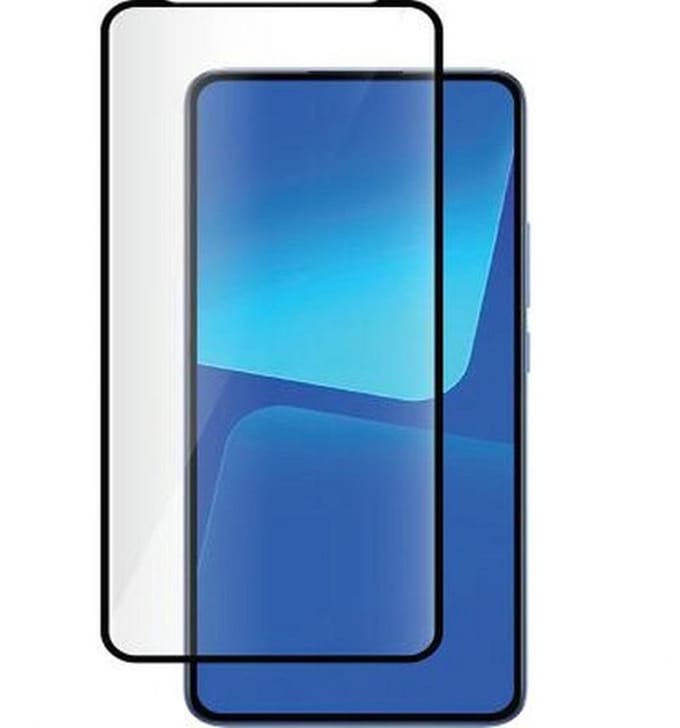 Bigben Connected, Screenprotector geschikt voor Xiaomi 13 - Anti-Fingerprint 2.5D, Transparant zwart