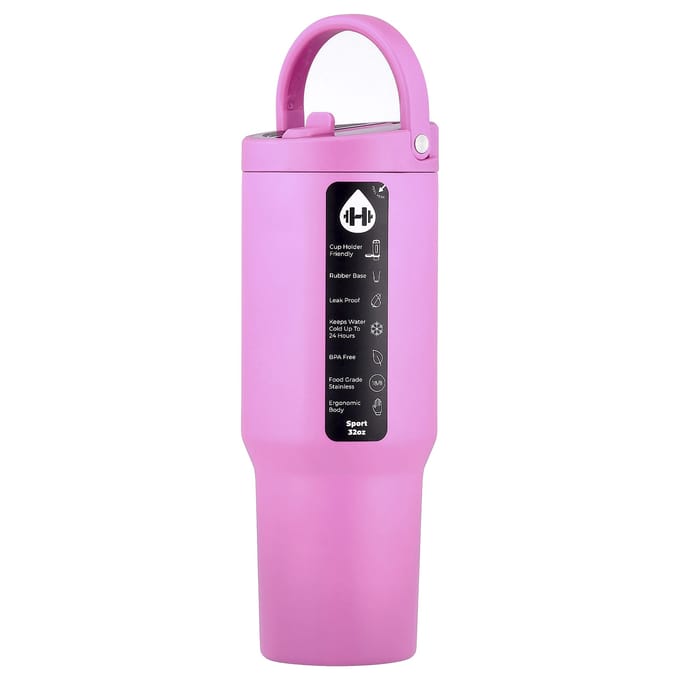 HydroJug, Bouteille de sport, Taffy, 32oz pink