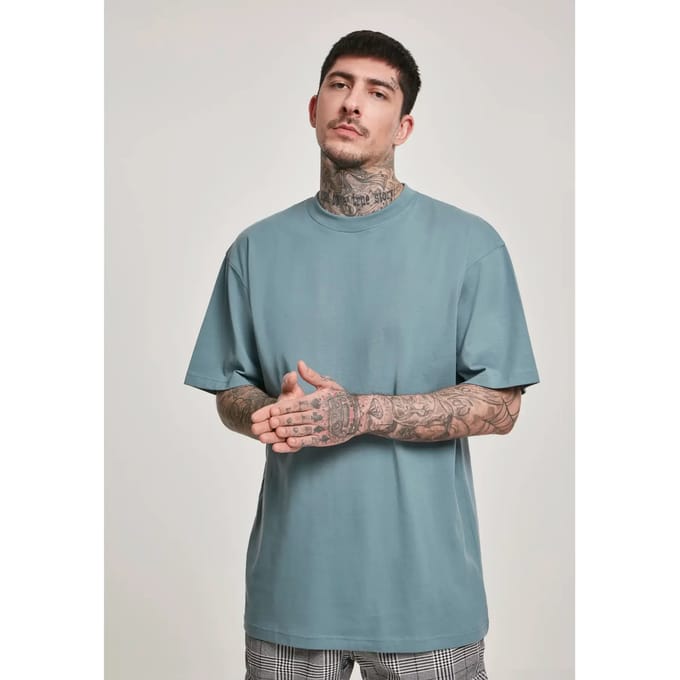 Urban Classics - Tall Heren Tshirt - M - Blauw