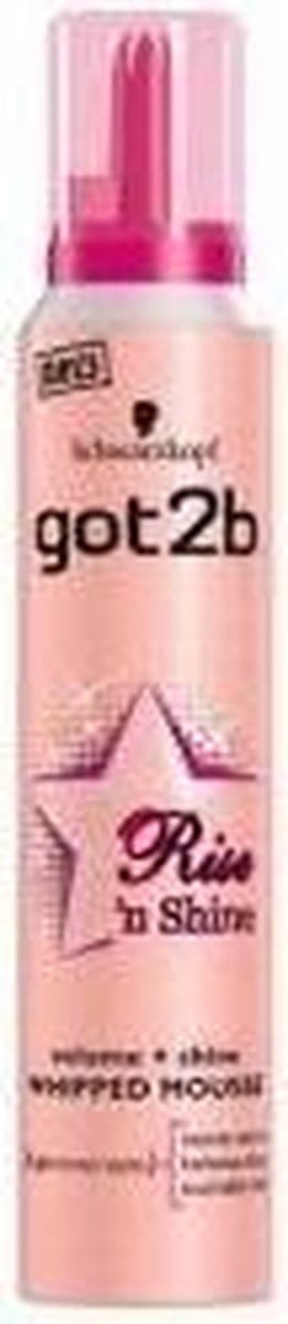 Schwarzkopf Got2B Rise & Shine Haarmousse - 200 ml