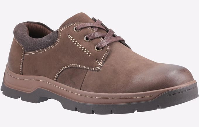 Cotswold Thickwood Nubuckleren Heren Bruine Veterschoenen