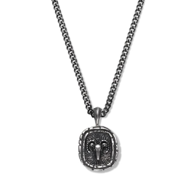 Frank1967 7FB-0044 zodiac ketting - 60CM - Ram - Cadeau voor mannen - Sterrenbeeld