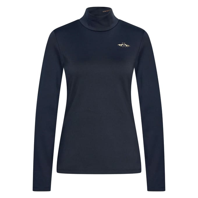 Hv Polo - Turtleneck Hvpleanne - Navy - 164