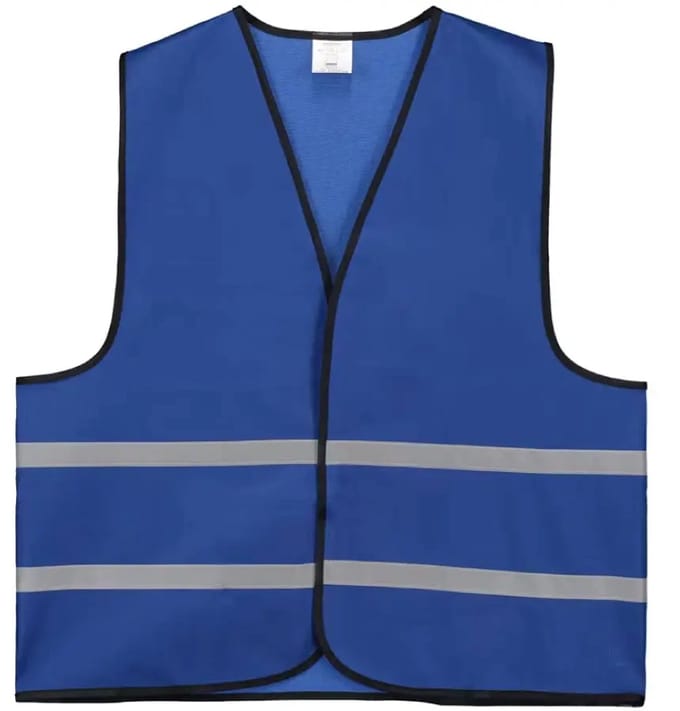 Blauw veiligheidshesje