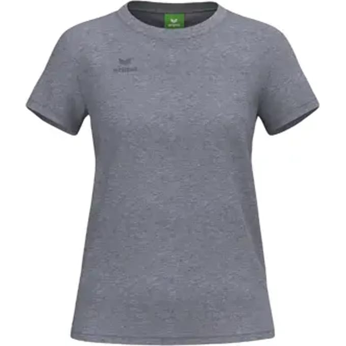 Erima Cmpt 3 Wings T-Shirt Dames - Grijs Gemeleerd | Maat: 42