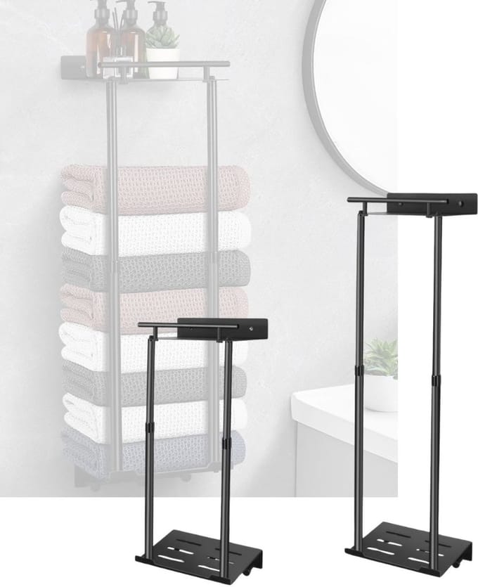 White-Label® Handdoekrek Badkamer - Handdoekhouder