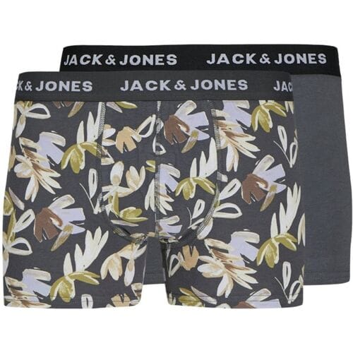 Jack & Jones Boxershorts JACABSTRACT 2-pack Iron Gate-S
