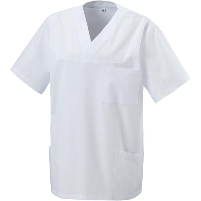 Exner Uniseks Soft Touch Tuniek voor volwassenen (Wit)