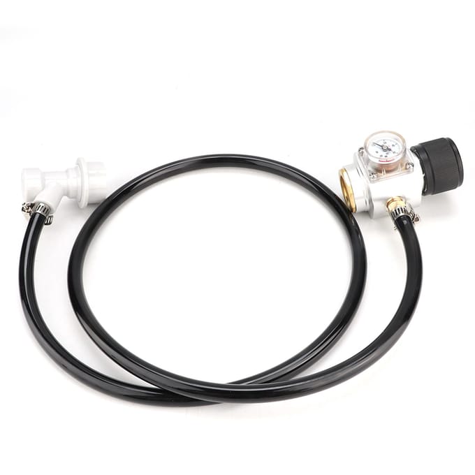 0-90PSI CO2 Mini Gasregelaar 5/16in Gasslang Assemblage Manometer Kogelvergrendeling Accessoire Kit