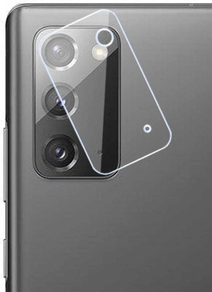 Screenprotector geschikt voor Samsung Note 20 - Camera Protector Lens