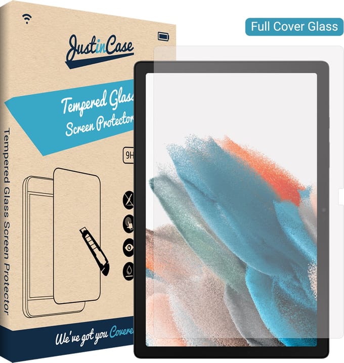 Just in Case screenprotector geschikt voor Samsung Galaxy Tab A8 - Screenprotector Tablet Glas - 2 Stuks