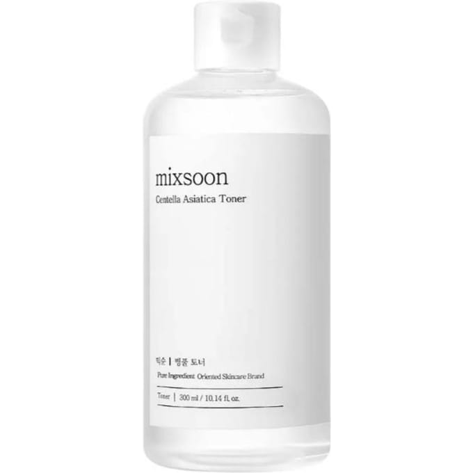 [mixsoon] Centella Asiatica Toner 300ml Verzachtend & Huidbarrière Herstel white