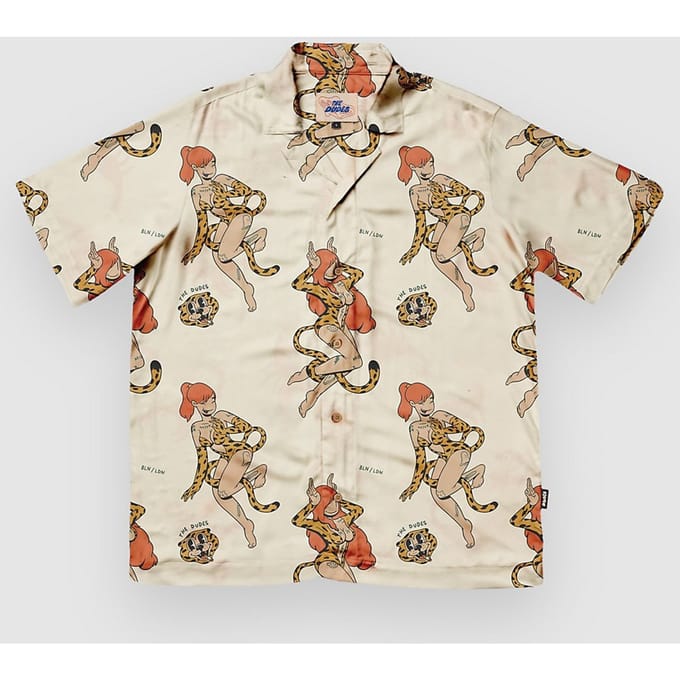 The Dudes Meow Hawaiian Shirt patroon