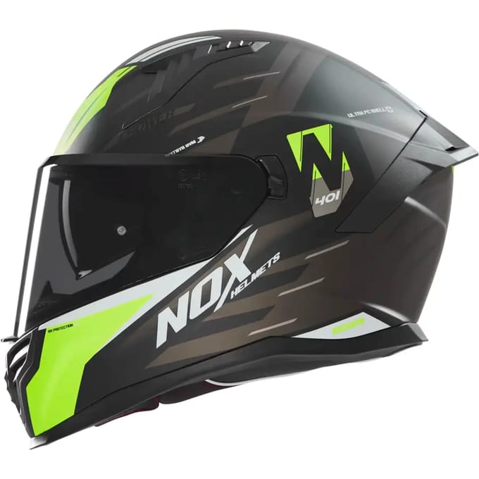 Volle motorhelm Nox N401 Crower