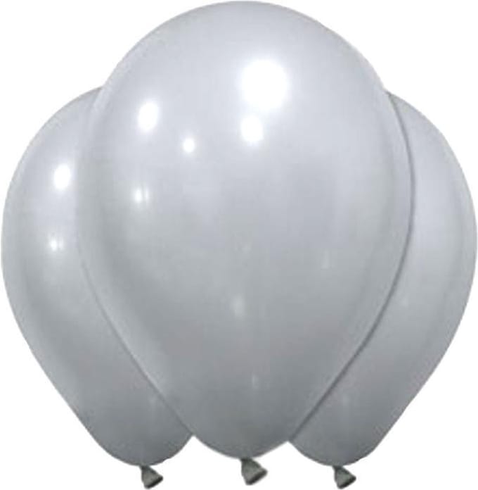 GLOBOLANDIA - 12 grijze latex ballonnen 28 cm
