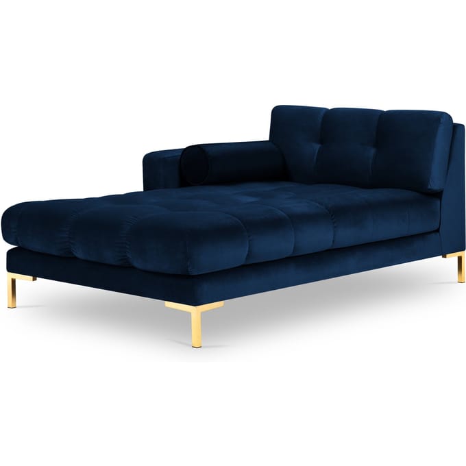 Chaise longue Bali links velvet | Cosmopolitan Design