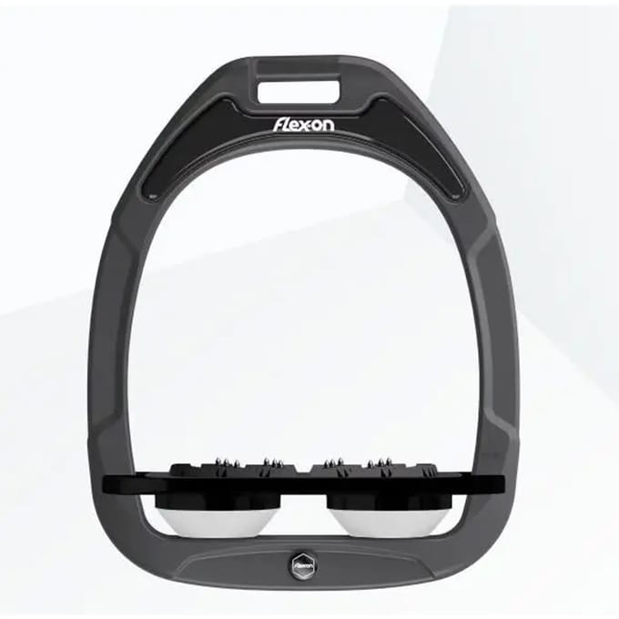 Platte Ultra Grip Beugels Antraciet/Zwart/Wit Flex-On Green Composite