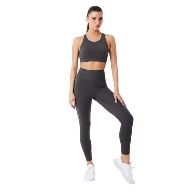 USA Pro Dames/Dames Core Legging Hoog Rijp (Houtskool)