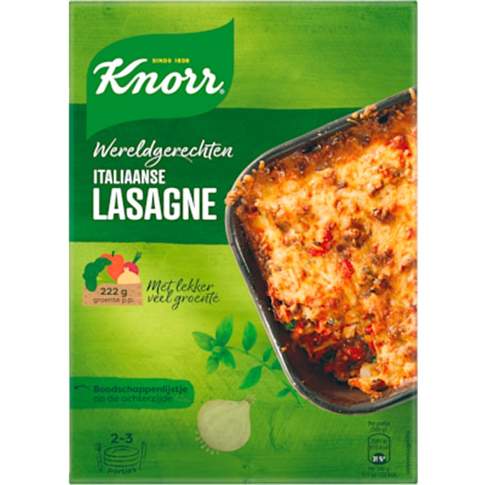 Wereldgerecht Lasagne bolognese