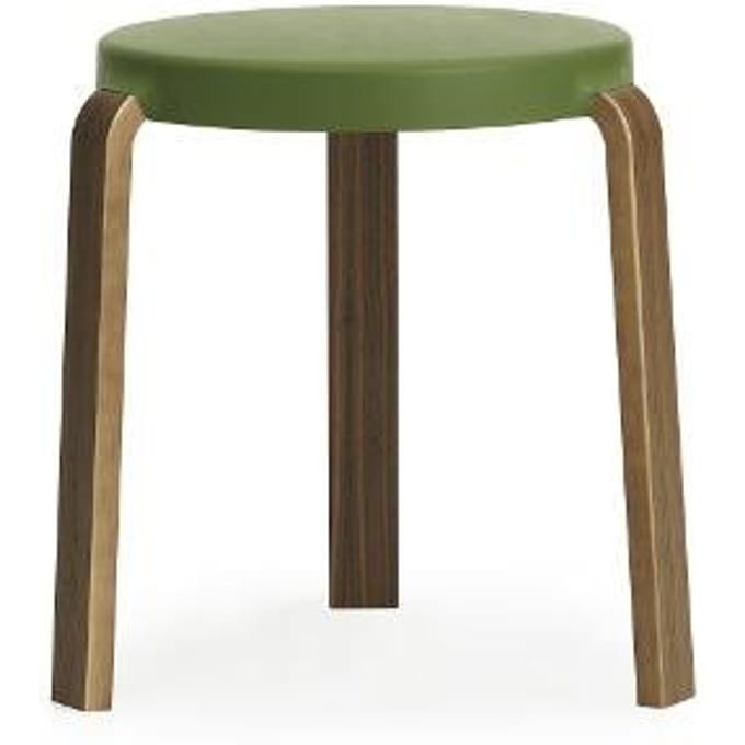 Normann Copenhagen Tap kruk - olijf - walnoot