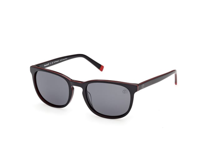 Timberland TB00074 Shiny black 55/21/145 MAN Zonnebrillen