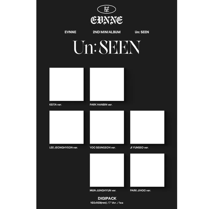 EVNNE [Un: GEZIEN] Digipack VER. Random ver.(1ea) black