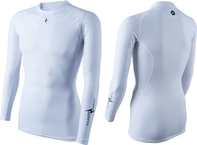 Thundersports Baselayer Longsleeve - Unisex - Wit - Medium