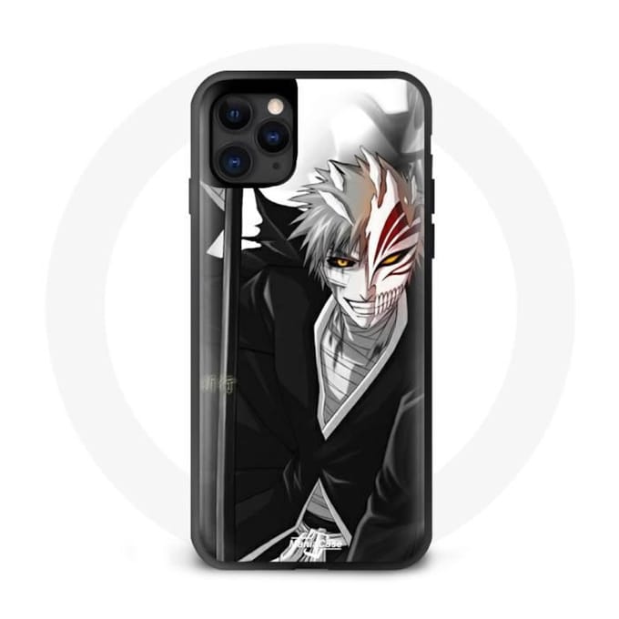 Coque - Maniacase - iPhone 13 Pro Max - Noir - Souple - Bleach Manga noir