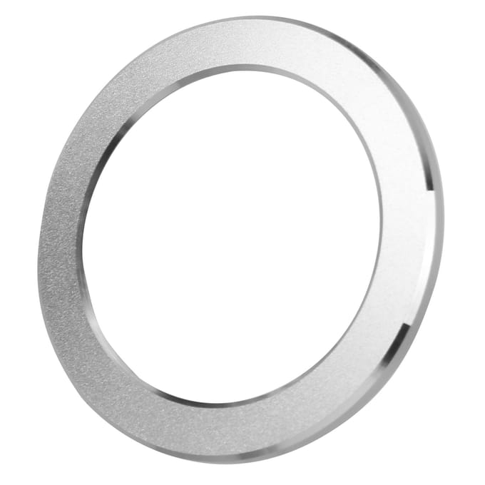 Motor Ontsteking Start Stop Knop Ring Afdekking Trim Aluminiumlegering Zilver Auto Interieur Trim white