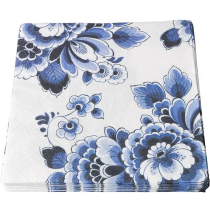 Servetten Bloemen - 20 stuks - 17x17 cm