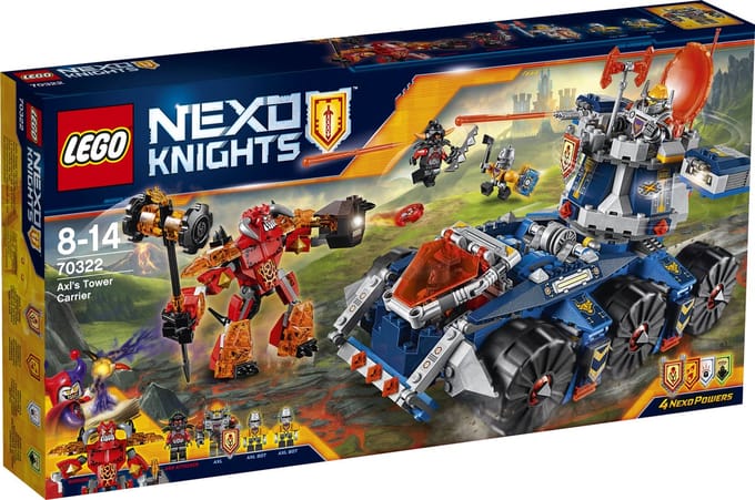 LEGO NEXO KNIGHTS Axl's torentransport 70322