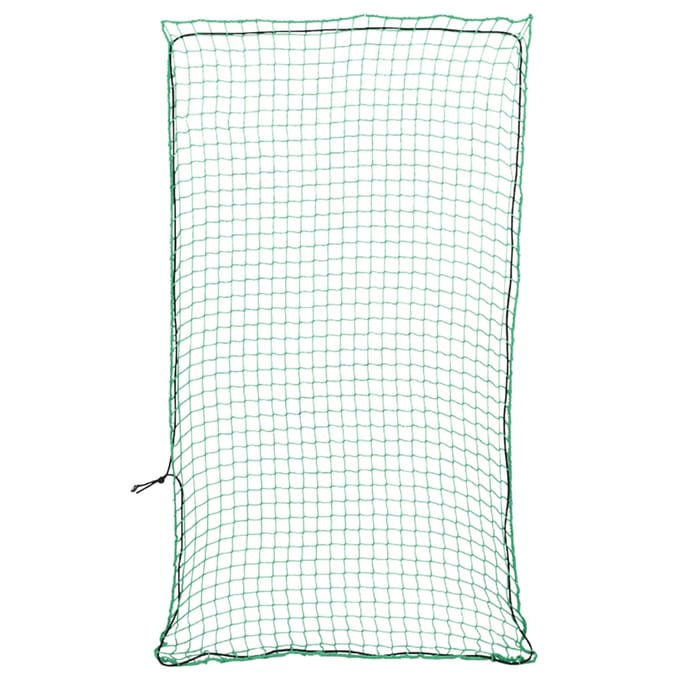 vidaXL - Aanhangwagennet - elastisch - touw - 2,7x1,5 - m - polypropeen - groen