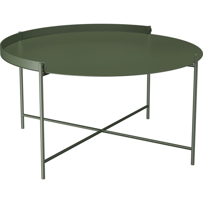 HOUE EDGE Bijzettafel - olijfgroen - L