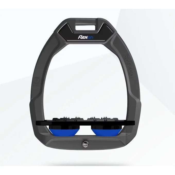 Plat Ultra Grip Veiligheidsbeugels Grafiet/Zwart/Blauw Flex-On Safe-On