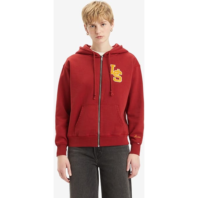 Levi's Gr Hoodie Red Taglia: S | Felpe con cappuccio Outlet | Donna | Rosso