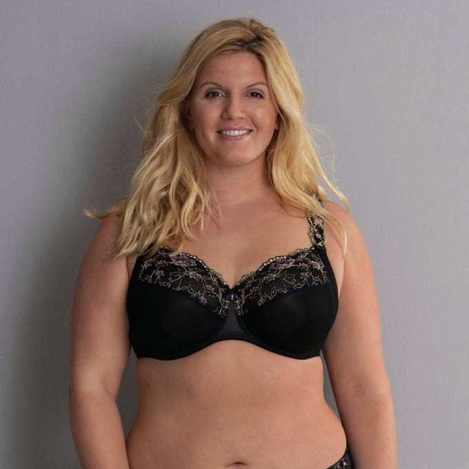 RosaFaia Beautyfull Colette Beugel Bh 5249 Zwart - maat EU 75F / FR 90F