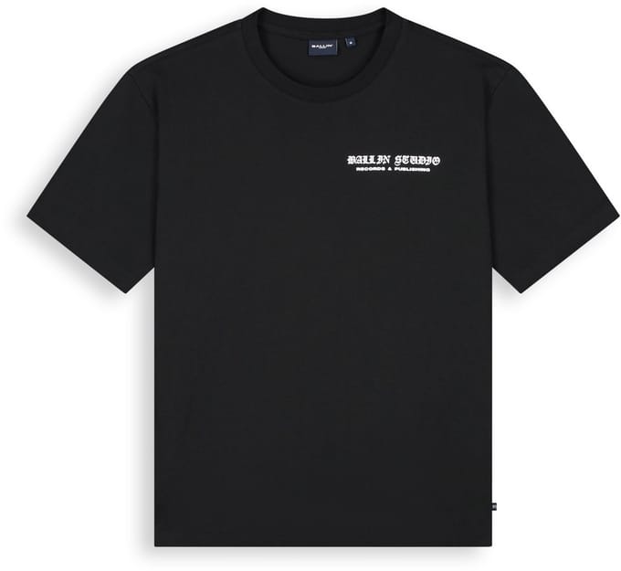 Ballin Amsterdam - Heren Regular fit T-shirts Crewneck SS - Black - Maat M