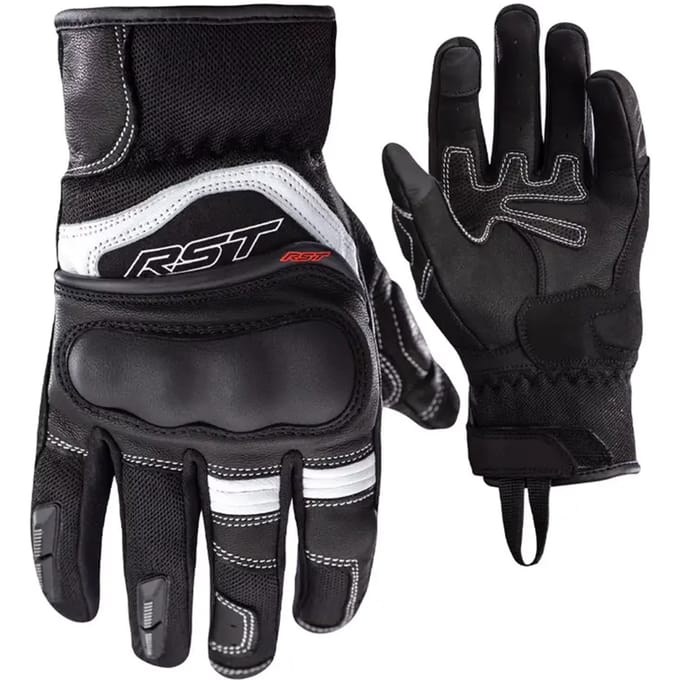 RST Urban Air 3 Mesh CE Heren Handschoenen Zwart Wit - Maat 9 - Handschoen