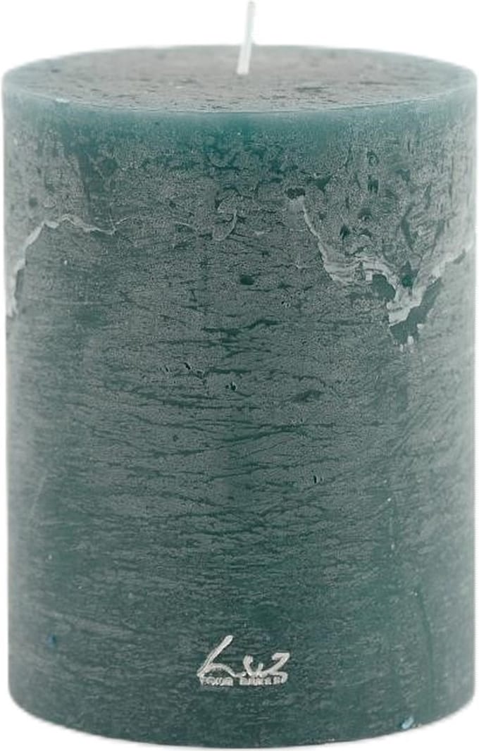 Rasteli Luz Your Senses Stomp Kaars Groen-Atlantic Deep D 10 cm H 13 cm