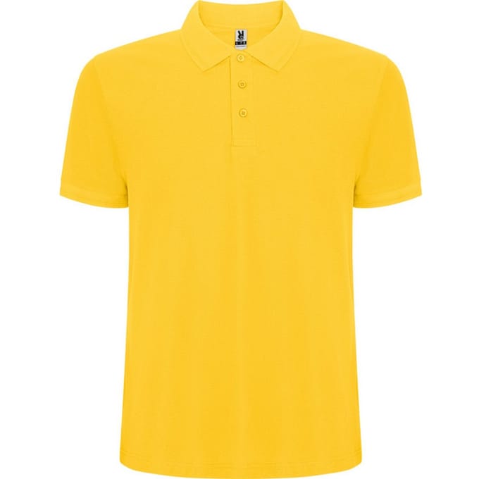 Roly Heren Pegaso Premium Effen Polo Shirt (Geel)