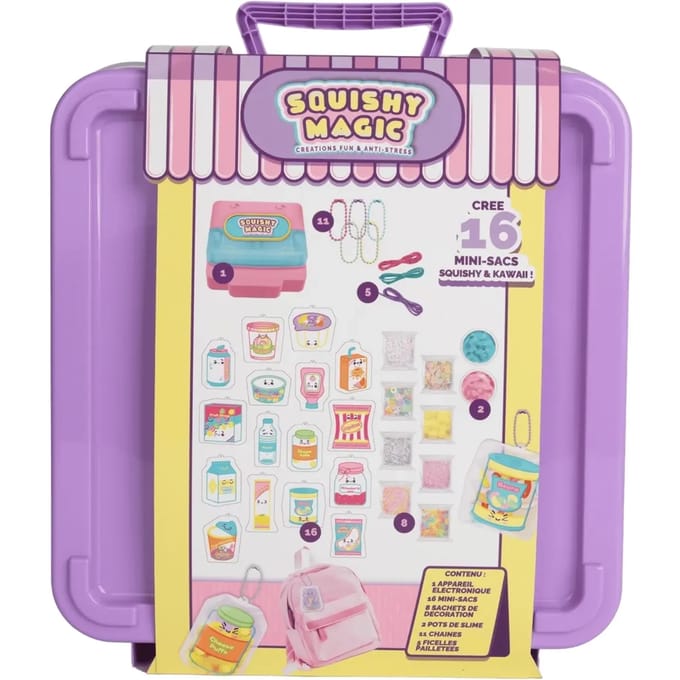 Kindersleutelhanger World Trade and Technologies Squishy Magic Coffret Deluxe Kawaii Squishy Machine