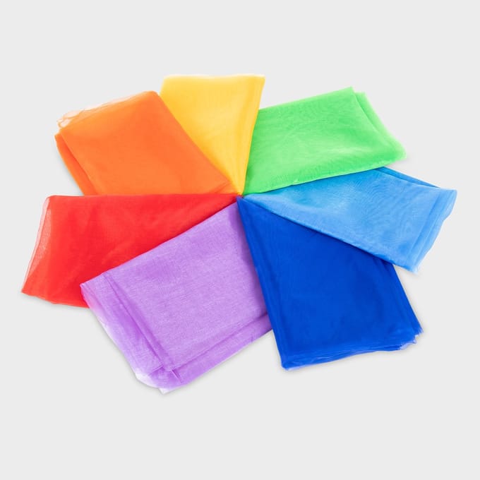 tickit® Regenboog Organza Stof